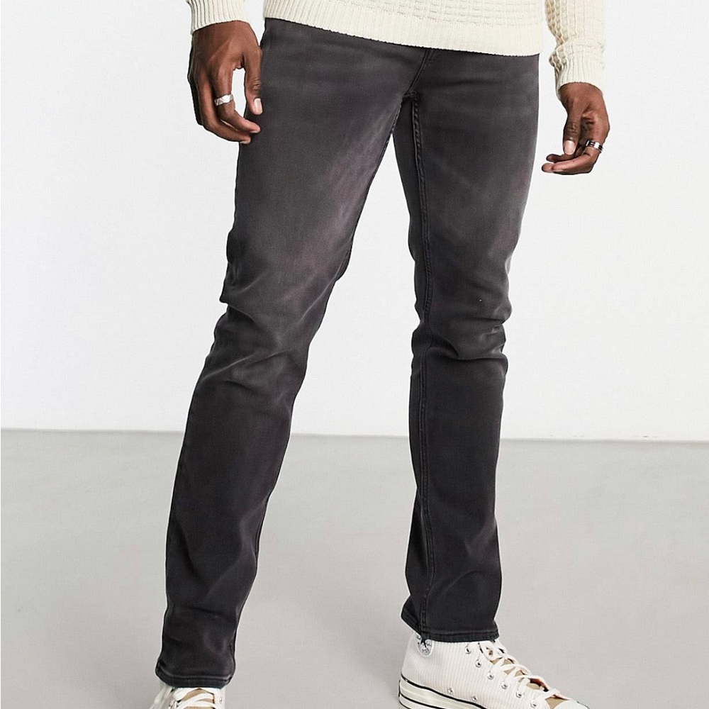 Pretty Green Erwood slim fit gray jeans